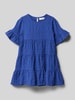 DANAMADE Kleid mit Rundhalsausschnitt Blau