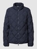 Fuchs Schmitt Steppjacke mit Label-Patch Marineblau