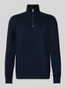 Tommy Hilfiger Pullover van katoenmix Marineblauw