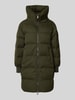 Blonde No. 8 Steppmantel mit Kapuze Dunkelgruen