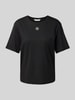 MSCH Copenhagen T-shirt z nadrukiem z logo model ‘Melea’ Czarny