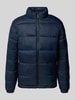 Blend Gewatteerd jack met opstaande kraag, model 'EIDEN' Donkerblauw