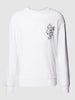 Jack & Jones Sweatshirt mit Motiv-Print Modell 'INK' Weiß