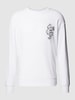 Jack & Jones Sweatshirt mit Motiv-Print Modell 'INK' Weiss