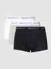 Gant Trunks mit Logo-Stitching im 3er-Pack Mittelgrau meliert