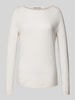 Christian Berg Woman Selection Wollpullover mit U-Boot-Ausschnitt Ecru