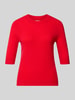 Christian Berg Woman Strickpullover mit 1/2-Arm und Rundhalsausschnitt Rot