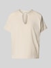 Marc O'Polo Relaxed Fit Blusenshirt aus reiner Baumwolle Sand