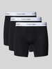 Calvin Klein Underwear Boxershort met band met label in een set van 3 stuks Zwart