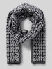 BOSS Sjaal van pure viscose, model 'TADIC' Donkerblauw