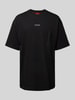 HUGO T-Shirt mit Label-Print Modell 'Doforesto' Black