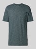 Tom Tailor T-Shirt in Melange-Optik Anthrazit