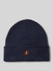 SAVE THE DUCK Beanie mit Label-Patch Modell 'LOU' Marine