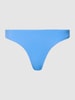 HUGO Bikinibroekje met labelprint, model 'Brazilian Pure' Oceaanblauw