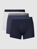 Scotch & Soda Trunks mit elastischem Logo-Bund im 3er-Pack Hellgrau Melange