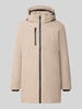 Lindbergh Regular Fit Parka mit Logo-Print Beige