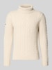 Superdry coltrui met kabelpatroon Ecru