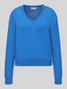 Jake*s Casual Pullover mit V-Ausschnitt Royal
