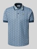 Lacoste Poloshirt met labeldetail Rookblauw