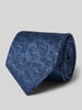 MONTI Krawatte aus Seide im Allover-Look (7,5 cm) Blau