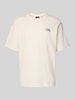 The North Face T-shirt z detalem z logo Złamany biały