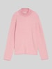 Tom Tailor Pullover mit Mock Neck Kragen Hellrosa