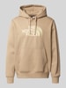 The North Face Hoodie met labelprint Beige