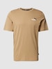 PUMA PERFORMANCE T-shirt z nadrukiem z logo Beżowy