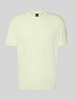 BOSS Orange T-shirt o kroju regular fit z mieszanki bawełny model 'TCHUP' Limonkowy