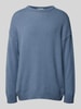 Drykorn Strickpullover mit überschnittenen Schultern Modell 'MALIO' Blau