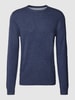 MCNEAL Gebreide pullover in gemêleerde look Marineblauw gemêleerd