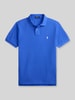 Polo Ralph Lauren Regular Fit Poloshirt aus reiner Baumwolle Blau