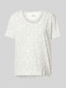 Esprit T-shirt met all-over print Offwhite