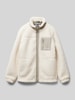 Jack & Jones Sweatjack met teddybont, model 'JORVESTERBRO' Offwhite