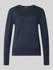 FREE/QUENT Strickpullover aus Viskose-Mix Modell 'KATIE' Dunkelblau