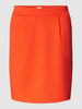 ICHI Spódnica mini z dodatkiem wiskozy model ‘Kate’ Jasnoczerwony