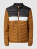 Jack & Jones Steppjacke mit Stehkragen Camel