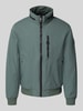 Tom Tailor Regular fit blouson met ritszakken Rietgroen