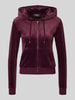 Juicy Couture Bluza rozpinana z wyhaftowanym logo model ‘ROBERTSON’ Ciemnoczerwony
