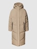 Jake*s Collection Gewatteerde jas met capuchon Leem