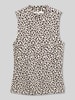 Tom Tailor Denim Slim Fit Blusentop aus Viskose-Mix Beige