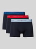 Tommy Hilfiger Trunks mit elastischem Logo-Bund im 3er-Pack Rot
