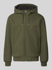 Tom Tailor Denim Regular Fit Funktionsjacke mit Kapuze Oliv