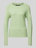 Vero Moda Langärmeliger Strickpullover Modell 'DOFFY' Hellgruen