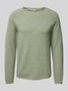 Jack & Jones Strickpullover mit Rundhalsausschnitt Mint Melange