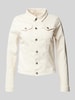 Soyaconcept Jeansjacke mit Brustpattentaschen Modell 'Erna' Offwhite