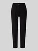 MAC High waist broek met knoopsluiting Zwart