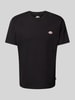 Dickies T-shirt z nadrukiem z logo model ‘MAPLETON’ Czarny