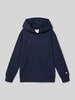 CHAMPION Regular fit hoodie met logostitching, model 'Icons' Marineblauw