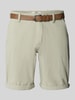 Redefined Rebel Regular Fit Bermudas mit Gesäßtaschen Modell 'NEBRASKA' Lind